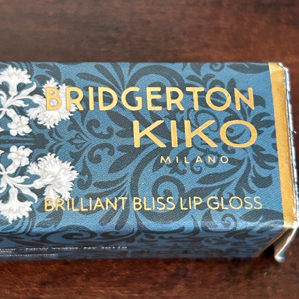 NIB Kiko Milano Lip Gloss Women 3.7ml Pink NEW Bridgerton Blushing Nectarine 02